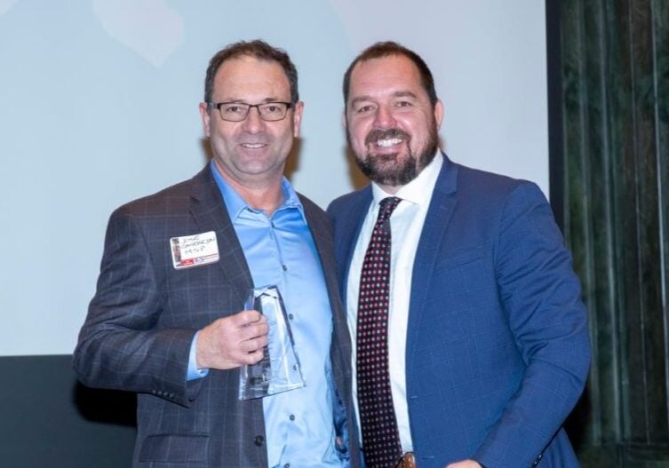 Jose Castrejon honored with HBA Presidential Recognition and 2021 Industry Advocate Award. He served as president of the OVDA