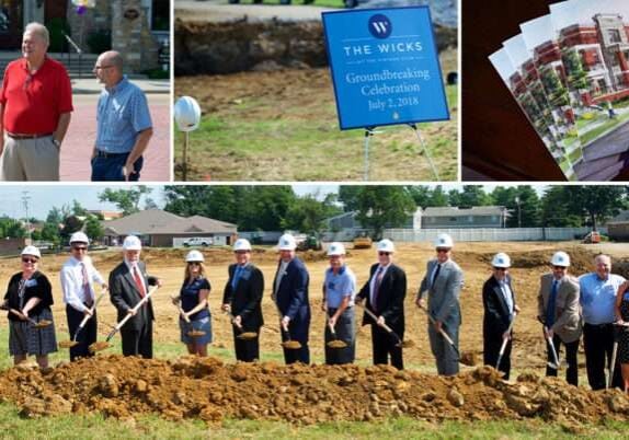 Traditions Building and Development Group held a groundbreaking ceremony for the Wicks residential development in Vintage Club in early July.